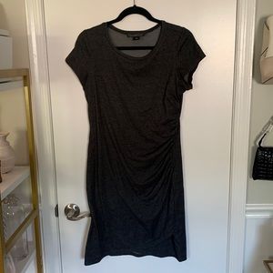 💛Grey partially cotton dress